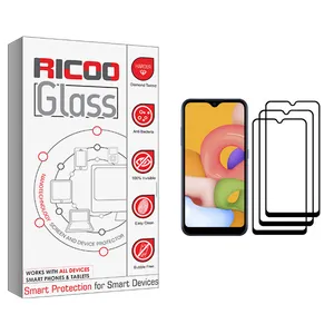 ricoo +HD Screen Protector For Samsung Galaxy A01 Pack Of 3