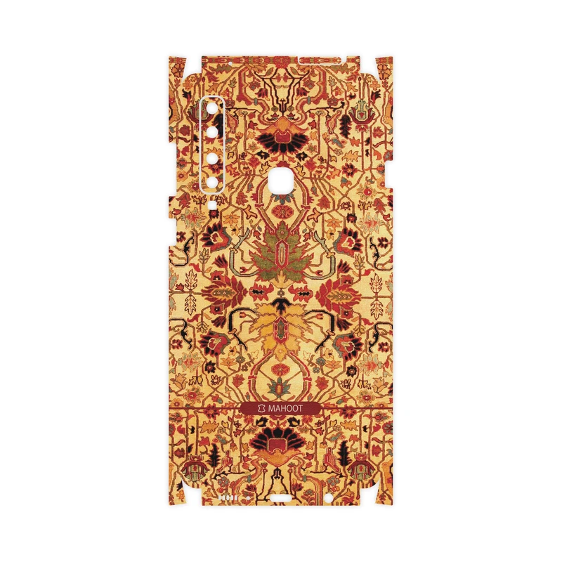 برچسب پوششی ماهوت مدل Persian-Carpet-Yellow-FullSkin مناسب برای گوشی موبایل سامسونگ Galaxy A9 2018