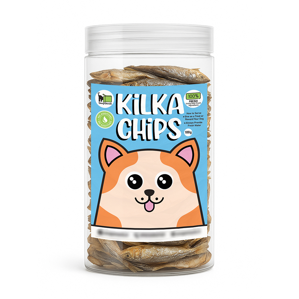 تشویقی گربه اسنپ اسنک مدل چیپس ماهی کیلکا وزن 100 گرم