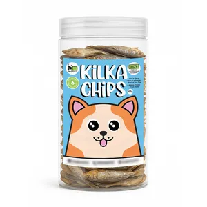 تشویقی گربه اسنپ اسنک مدل چیپس ماهی کیلکا وزن 100 گرم