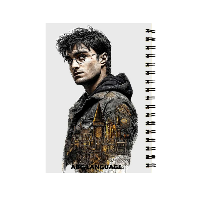 دفتر زبان 60 برگ مدل هری پاتر کد 17