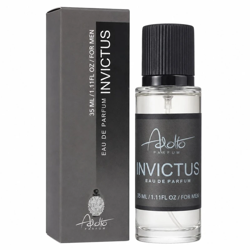 عطر جیبی مردانه آدولفو مدل Invictus با رایحه خنک و دریایی حجم 35 میلی لیتر