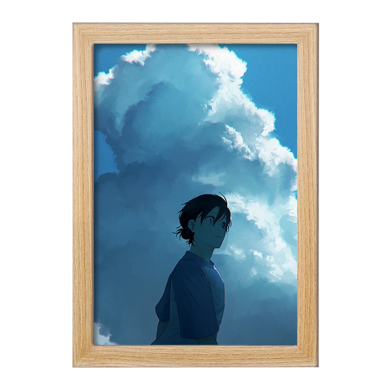 تابلو خندالو مدل شینپی انیمه سامر تایم رندرینگ SUMMER TIME RENDERING  کد 22267