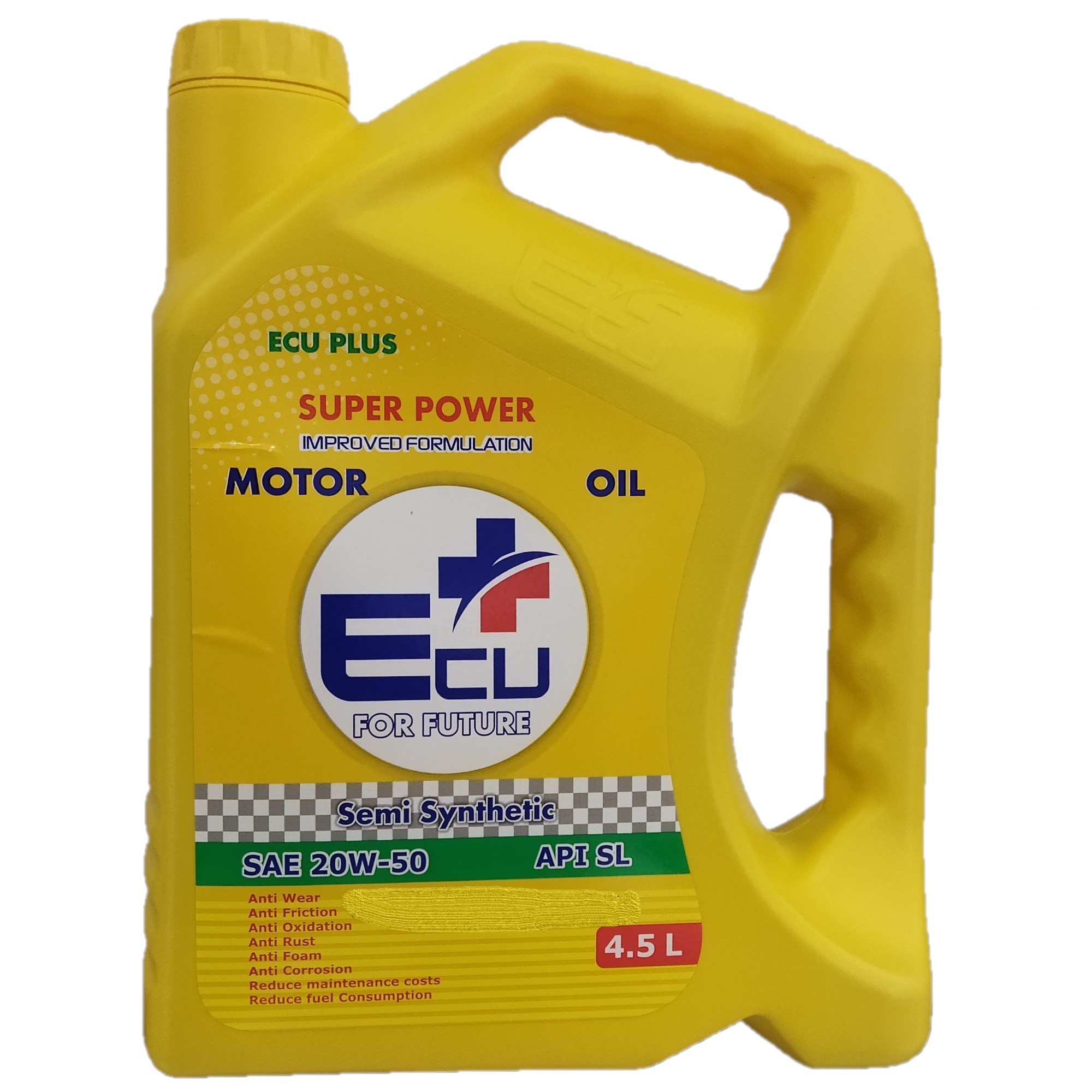 روغن موتور خودرو اکو پلاس مدل SL 20W-50 حجم 4.5 لیتر