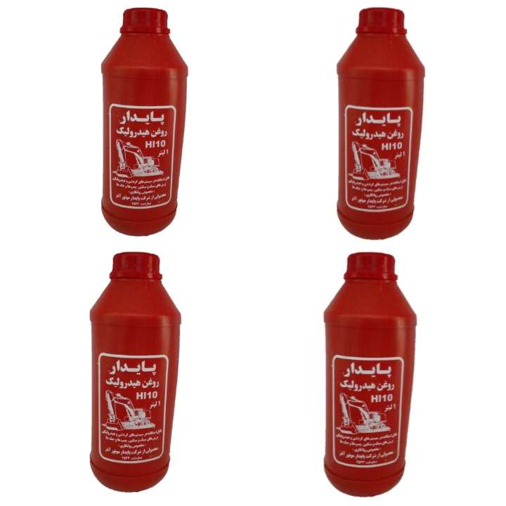 روغن هیدرولیک پایدار مدل HL10 حجم 1 لیتر بسته 4 عددی