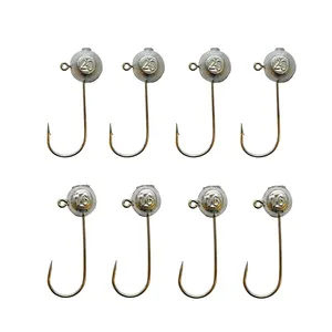 قلاب ماهیگیری مدل جیگ هد کد g20-16g بسته 8 عددی