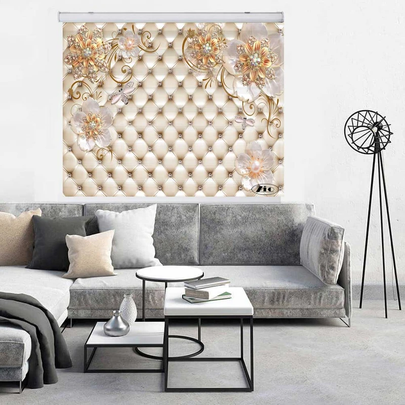 پرده زبرا زیو کد 3D1283 سایز 150x200 سانتی متر