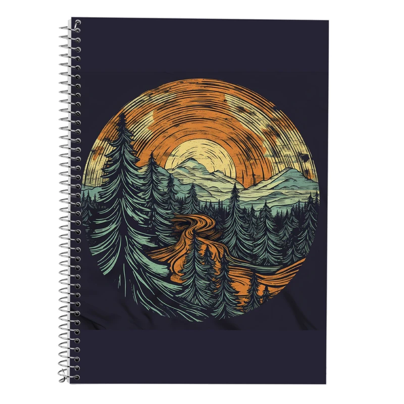 دفتر زبان 50 برگ مدوپد مدل دوخط طرح  ارباب حلقه ها The Lord of the Rings کد DF3016