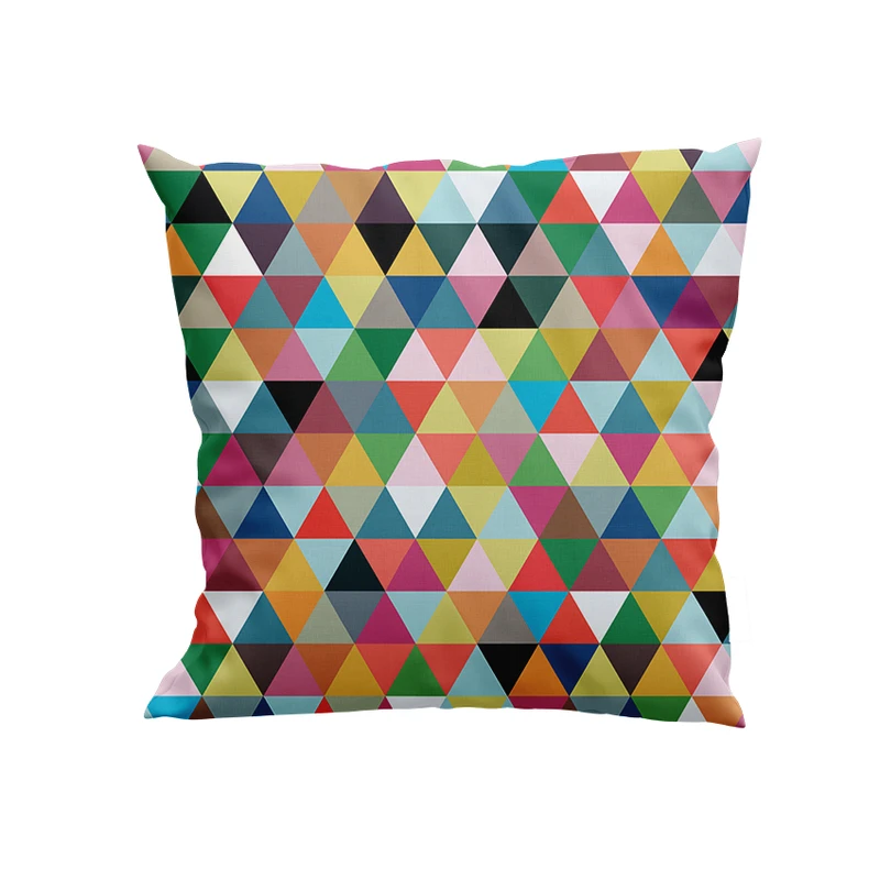 کوسن پاد آفرین مدل مثلث های رنگی کد DKK136