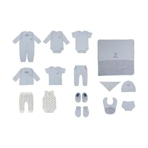 ست 15 تکه لباس نوزادی آدمک مدل 2171195-50
