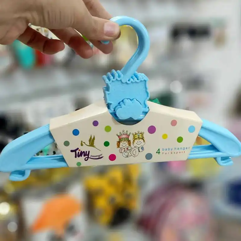 چوب لباسی کودک مدل Tiny بسته 4 عددی
