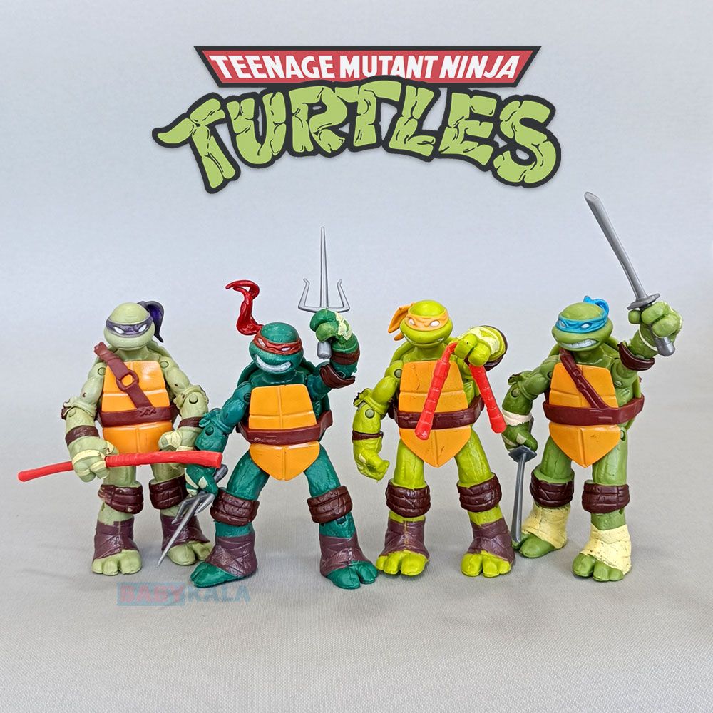 اکشن فیگور مدل لاکپشت های نینجا بسته 4 عددی - - 7