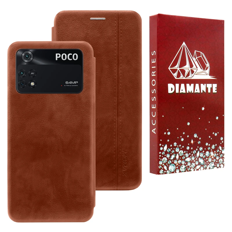 کیف کلاسوری دیامانته مدل Momi Rd مناسب برای گوشی موبایل شیائومی Poco M4 Pro 4G