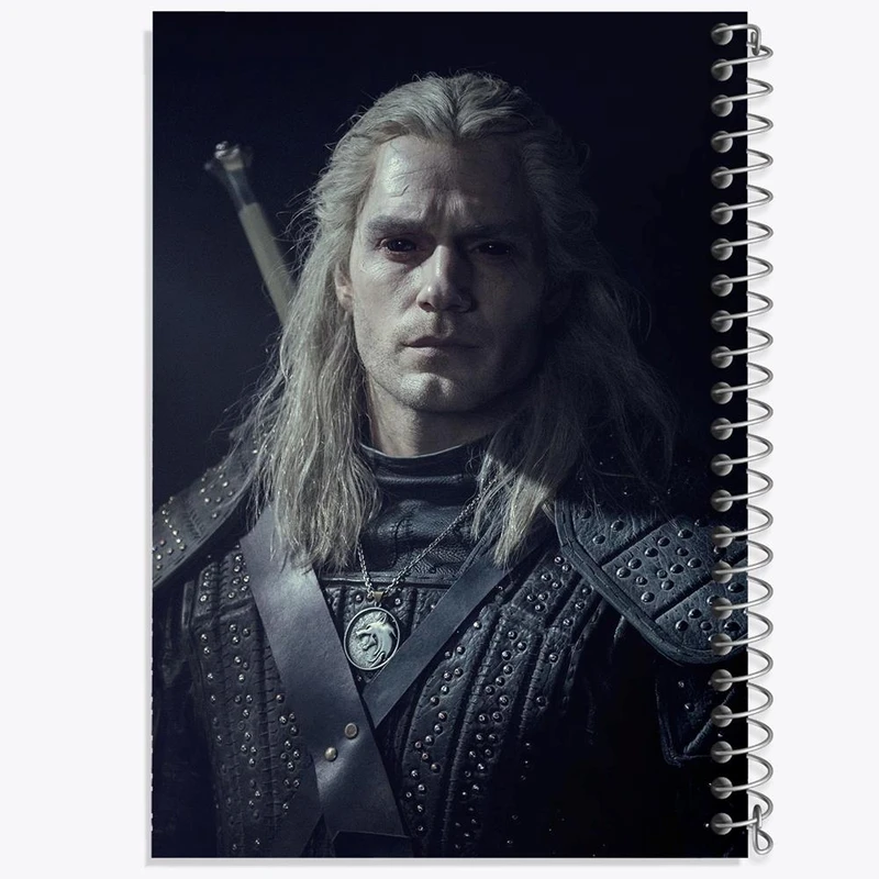 دفتر نقاشی 50 برگ خندالو مدل گرالت سریال ویچر Witcher کد 27413