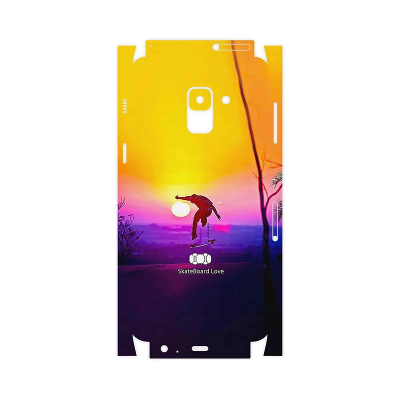 برچسب پوششی ماهوت مدل Skateboard-FullSkin مناسب برای گوشی موبایل سامسونگ Galaxy A8 2018