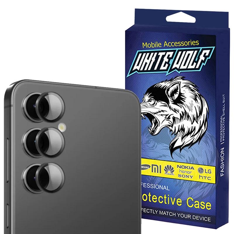 محافظ لنز دوربین وایت ولف مدل W-Ring مناسب برای گوشی موبایل سامسونگ Galaxy S24 FE