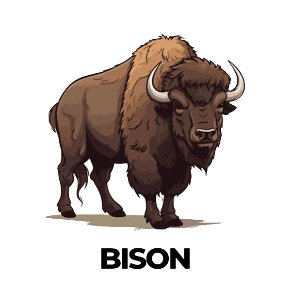 استیکر پارچه و لباس پاد آفرین طرح کارتونی گاومیش کد 3063