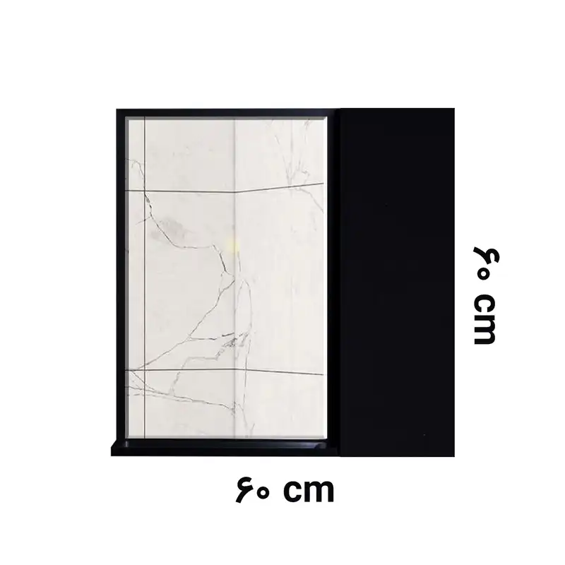ست کابینت و روشویی مانلی مدل H16 به همراه آینه و باکس