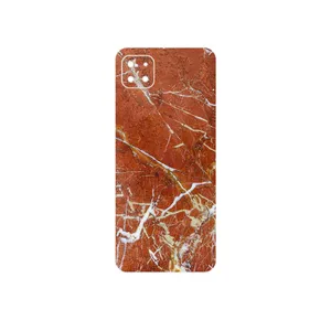 MAHOOT Red Marble Cover Sticker for Samsung Galaxy A22 5G