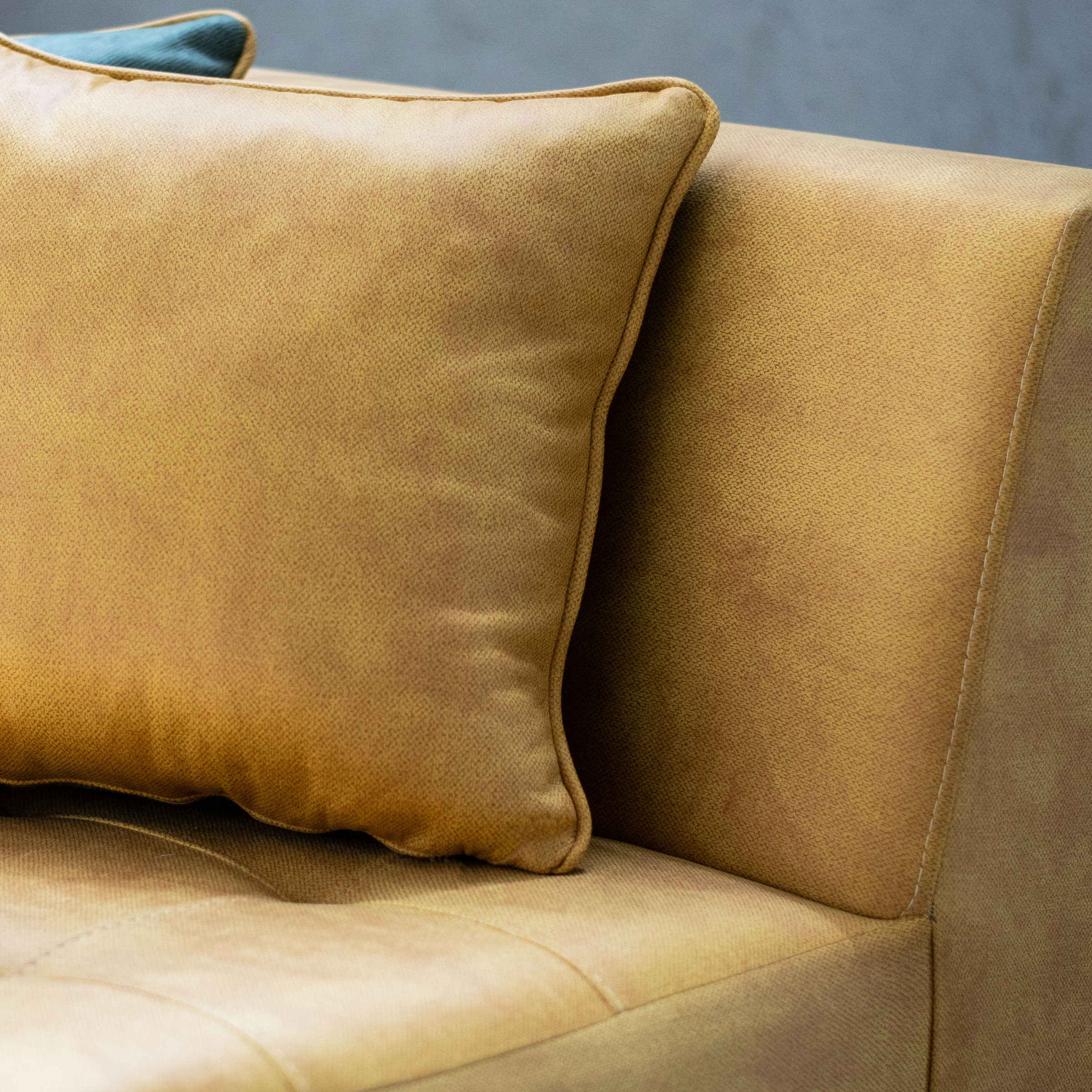 مبل سه نفره مدل ال کد 102-MR104-3DD/Y-GR-BR