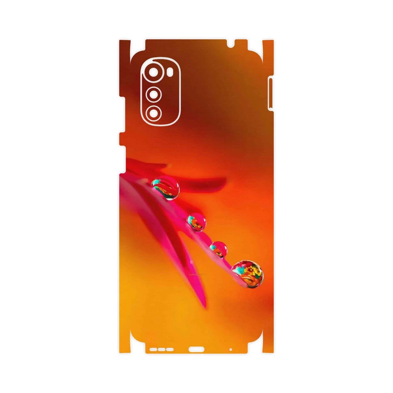 برچسب پوششی ماهوت مدل Plant dew-FullSkin مناسب برای گوشی موبایل موتورولا Moto E32s
