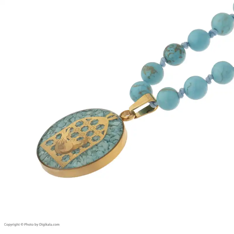 گردنبند زنانه دانژه مدل مرغ آمین کد ZGBG3700041