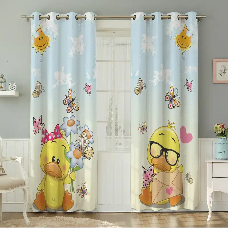 پرده نیروانا طرح کودک مدل مخمل کد 4773سایز 140×280 سانتی متر