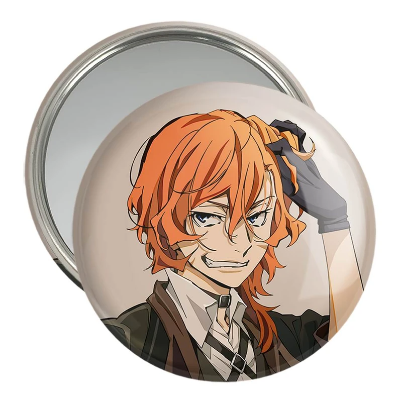 آینه جیبی خندالو مدل ناکاهارا چویا انیمه سگ های ولگرد بانگو  مثلثی کد 11783