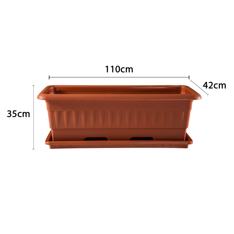 گلدان گلپونه مدل پلاستیکی مستطیلی کد 217