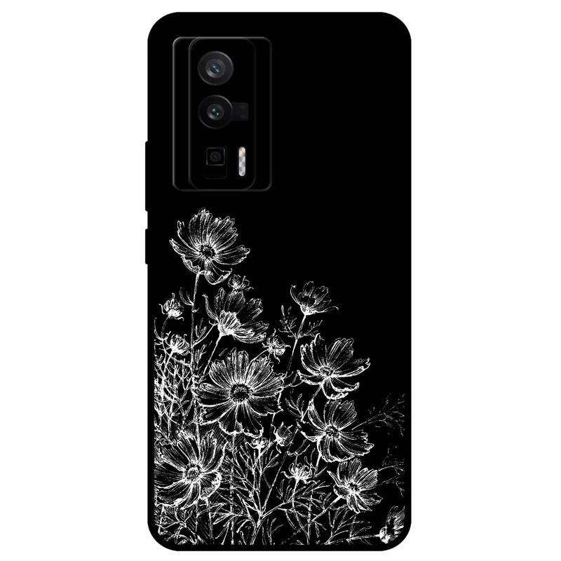 کاور مگافون طرح گل مدل 7274 مناسب برای گوشی موبایل شیائومی Poco F5 Pro     
