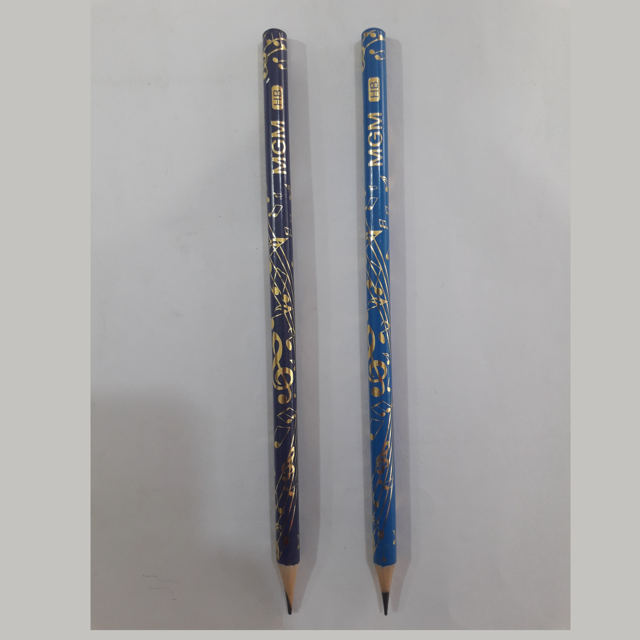 مداد مشکی ام جی ام مدل EL0101 طرح رنگین کمان کد 007 بسته 6 عددی