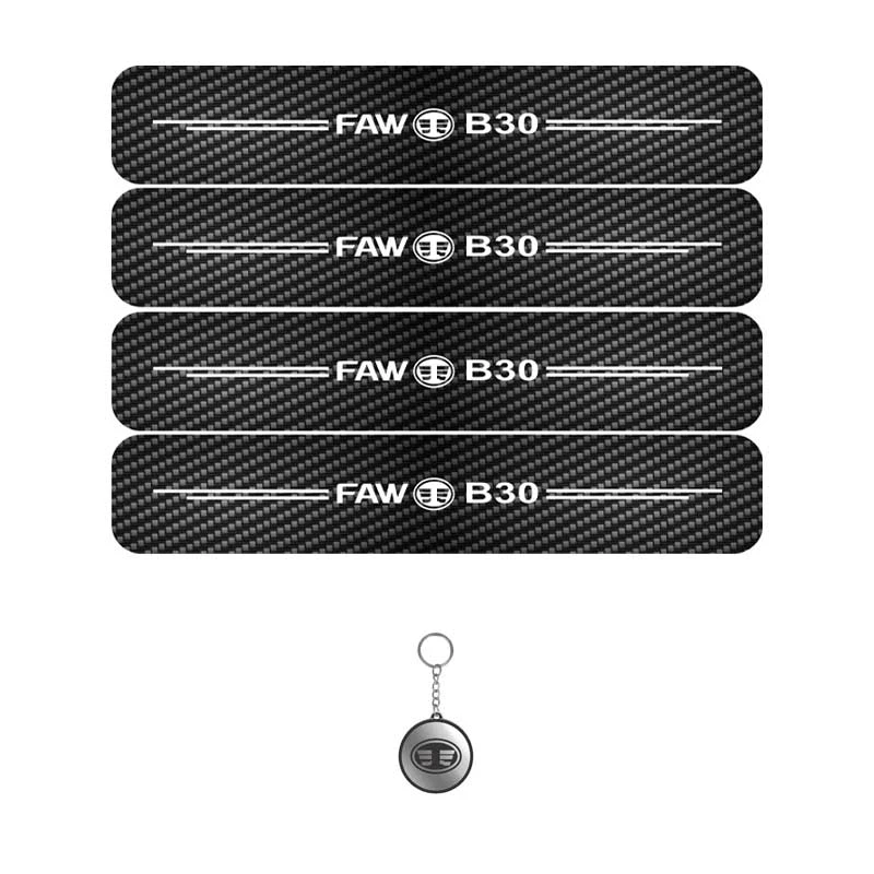 برچسب پارکابی مهدیار طرح کربن کد LCE0049 مناسب برای فاوبسترن مجموعه 4 عددی به همراه جاکلیدی