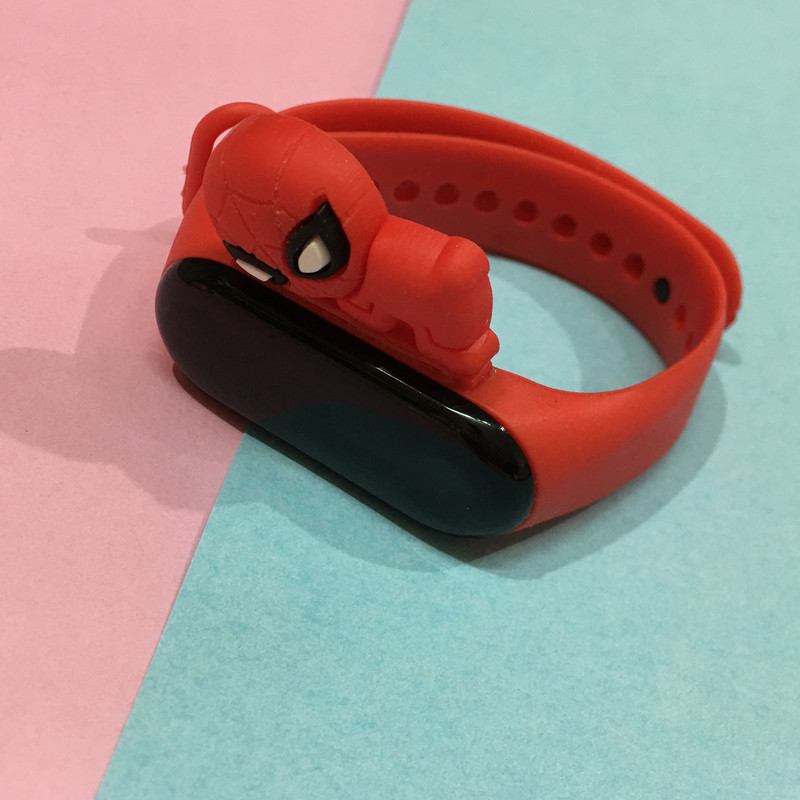 ساعت مچی دیجیتال بچگانه مدل ضد آب سیلیکونی  اسپایدرمن RE کد BB