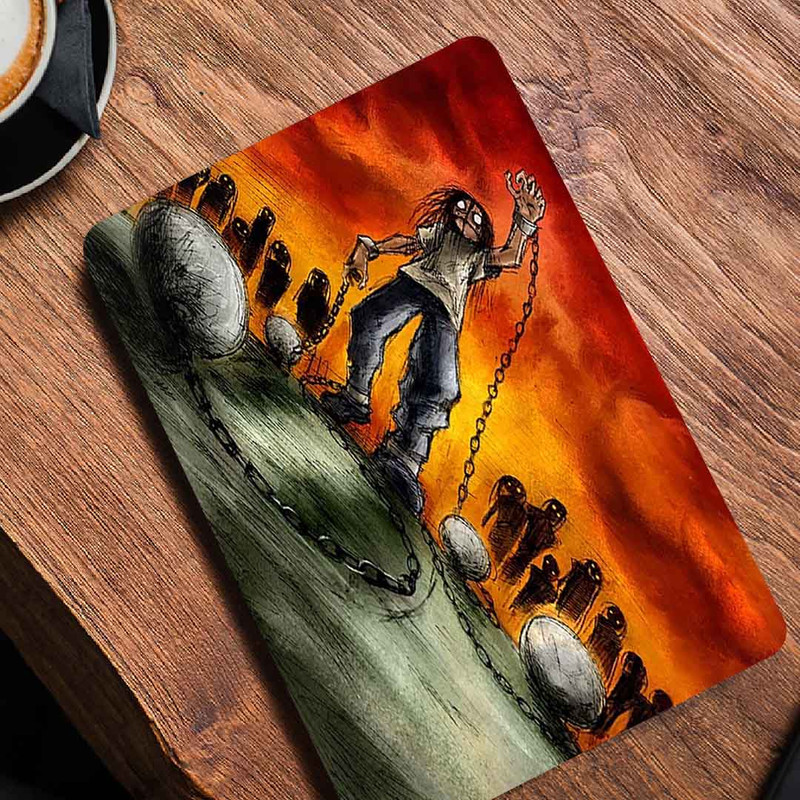 استیکر لپ تاپ طرح Art.Work کد c-1189مناسب برای لپ تاپ 15.6 اینچ