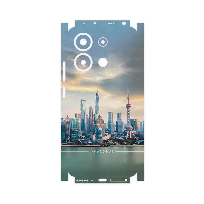 برچسب پوششی ماهوت مدل Shanghai_City-FullSkin مناسب برای گوشی موبایل شیائومی Redmi Note 13 4G
