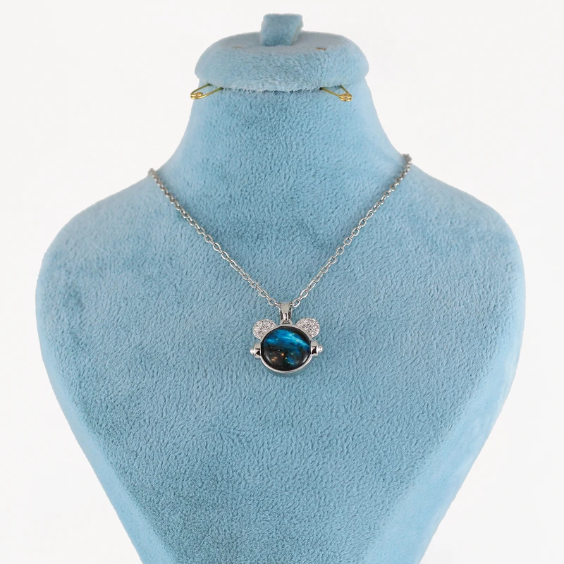 گردنبند زنانه مدل کهکشانی کد AAB326