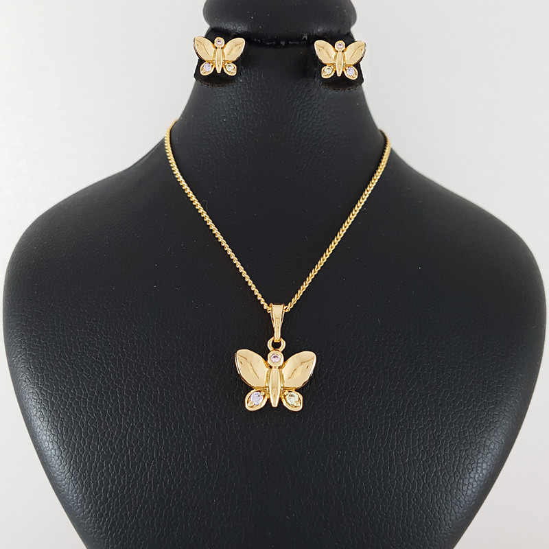 نیم ست دخترانه ژوپینگ مدل پروانه کد XP_924