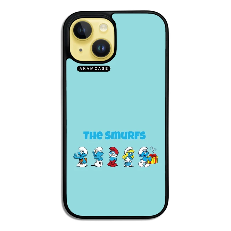 کاور آکام مدل AMC-WA15-SMURFS-22 مناسب برای گوشی موبایل اپل iPhone 15