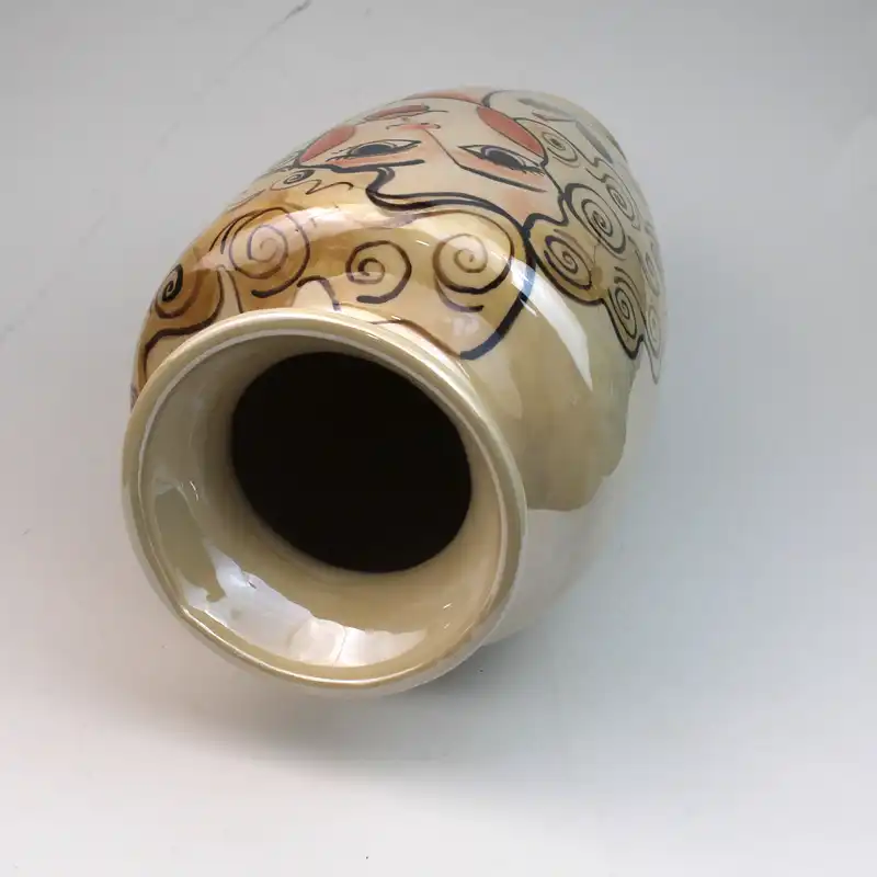 گلدان سرامیکی مدل لاستر کیمیا