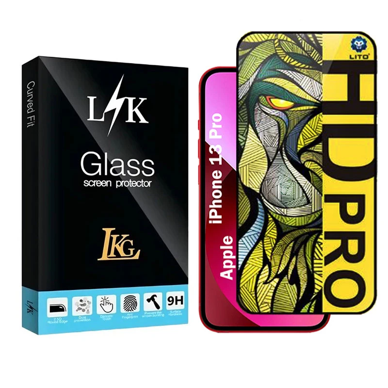 محافظ صفحه نمایش شیشه ای مات ال کا جی مدل LIHD-LK مناسب برای گوشی موبایل اپل iPhone 13 Pro
