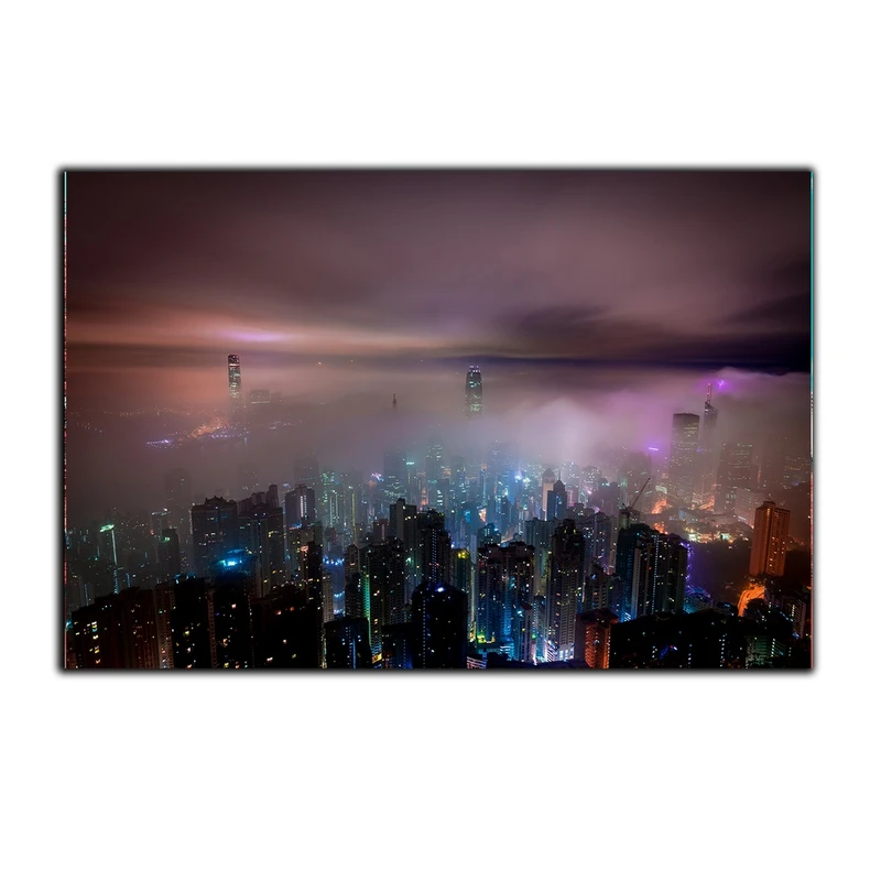 تابلو شاسی بکلیت طرح منظره شهری و آسمان خراش مدل SH-S2847