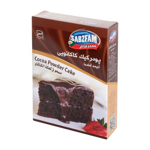 پودر کیک کاکائویی سبزفام - 500 گرم