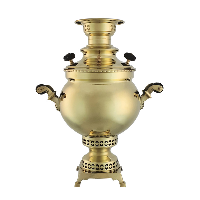 سماور زغالی عبدی مدل کلاسیک گنجایش 5 لیتر