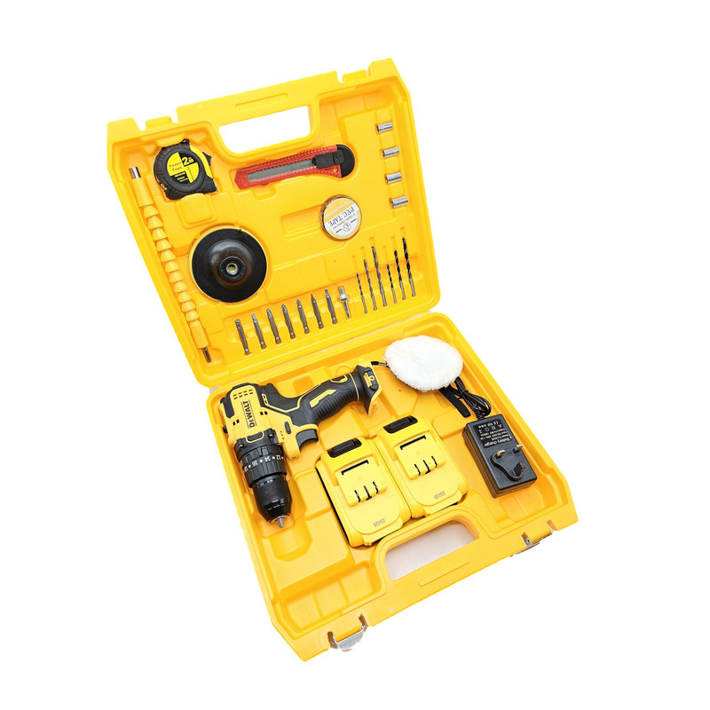 مجموعه 28 عددی دریل چکشی صنعتی دیوالت مدل براشلس کد 2 مجموعه 28 عددی دریل چکشی صنعتی دیوالت مدل براشلس کد 2