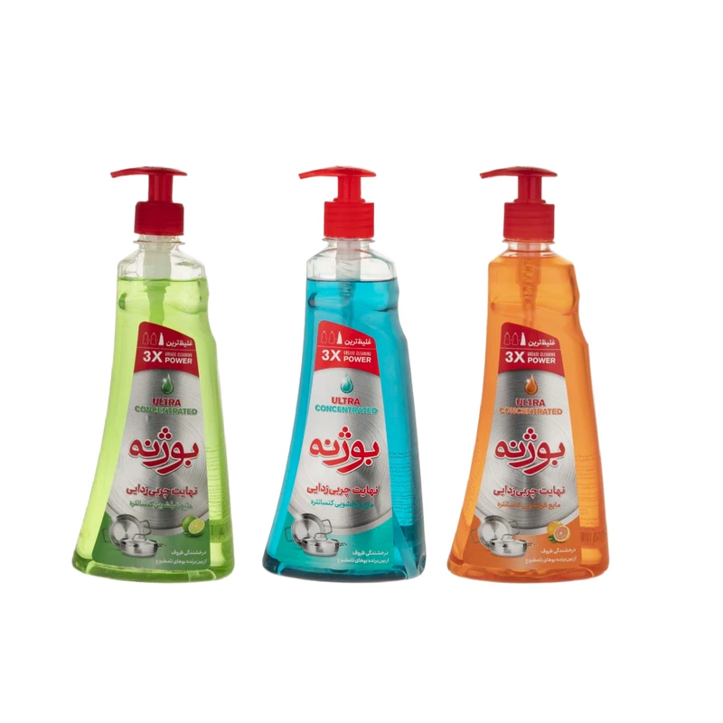 مایع ظرفشویی بوژنه مدل BLG کد 03 وزن 700 گرم مجموعه 3 عددی