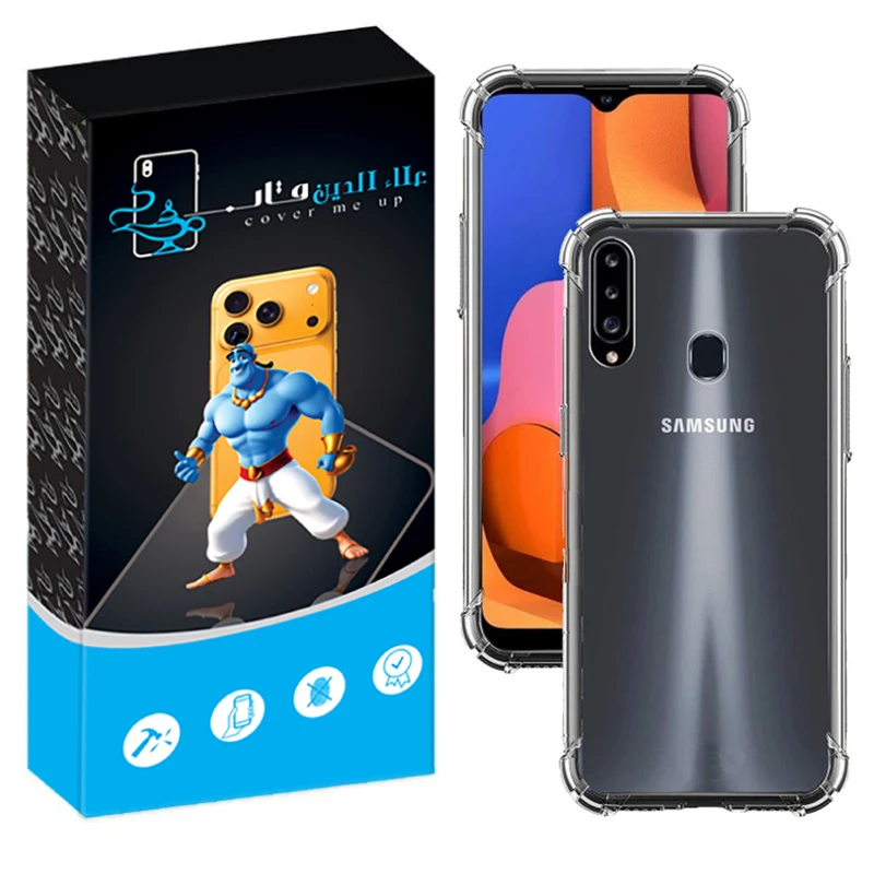 کاور علاالدین قاب مدل Crystal مناسب برای گوشی موبایل سامسونگ Galaxy A20s
