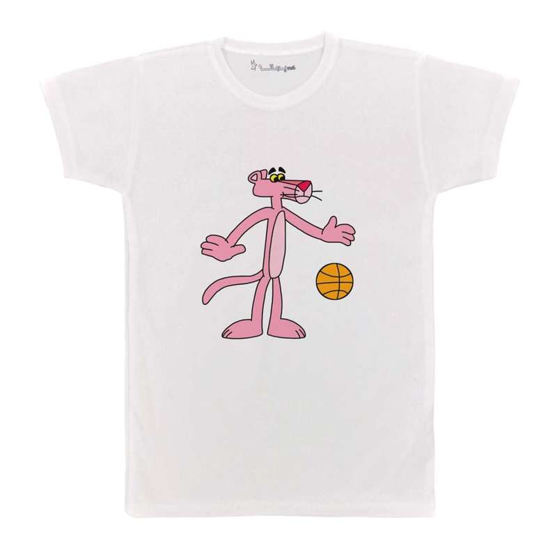 تی شرت بچگانه پرمانه طرح پلنگ صورتی کد pmt.4700