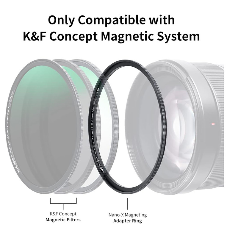 آداپتور لنز کی اند اف مدل ADAPTER RING MAGNET-55MM