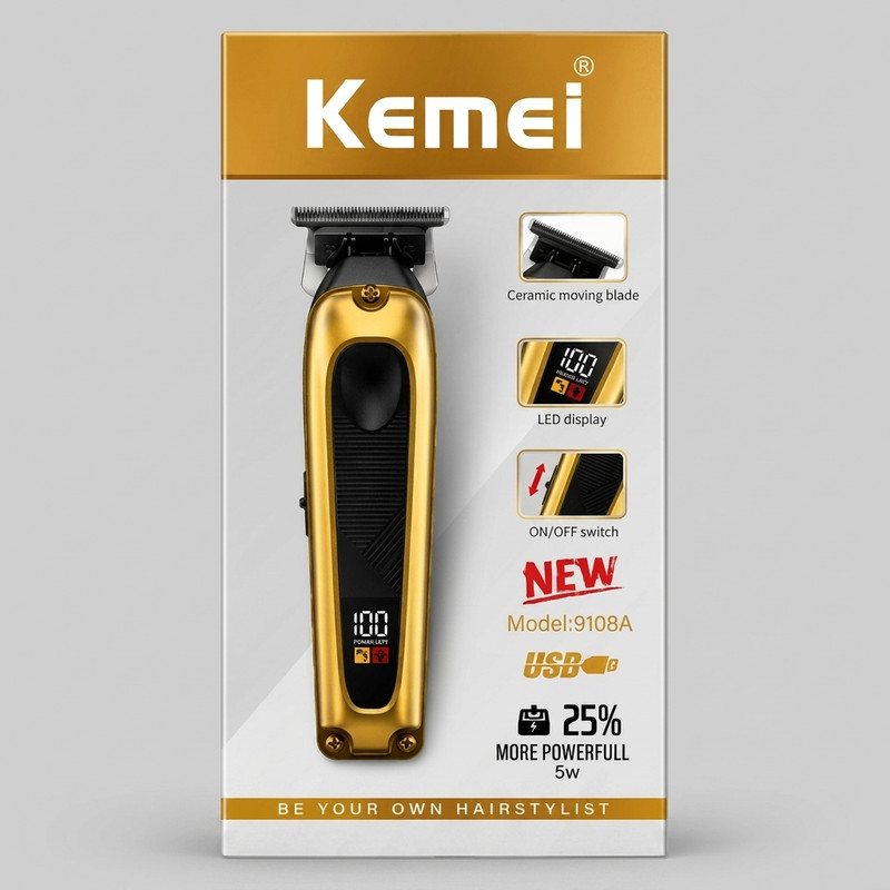 ماشین اصلاح موی سر و صورت شارژی خط زن کیمی مدل 9108B