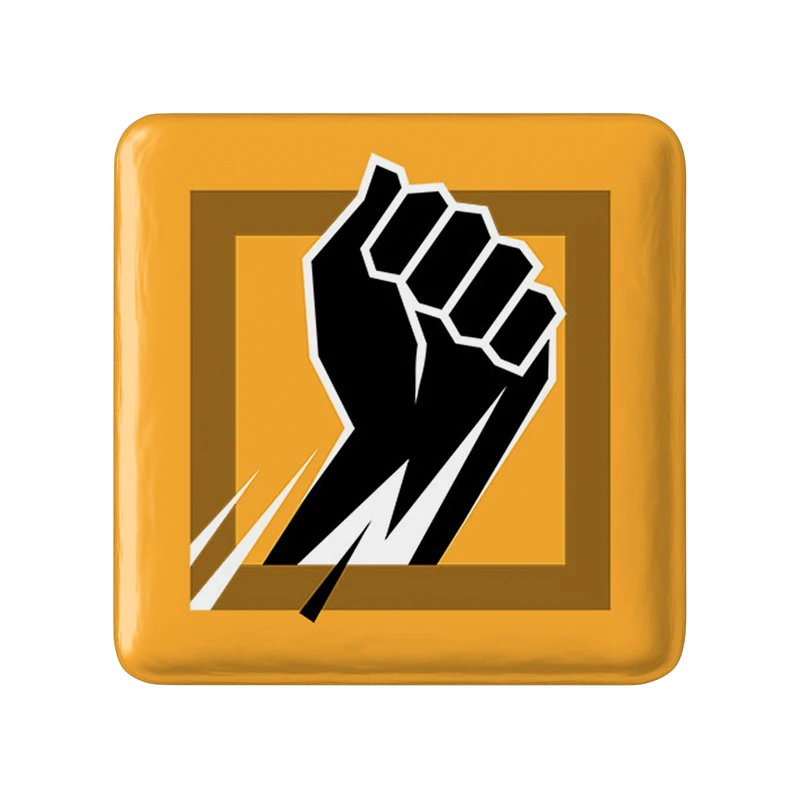 مگنت خندالو طرح finka  بازی رینبو سیکس سیج  مدل مربعی کد 30345